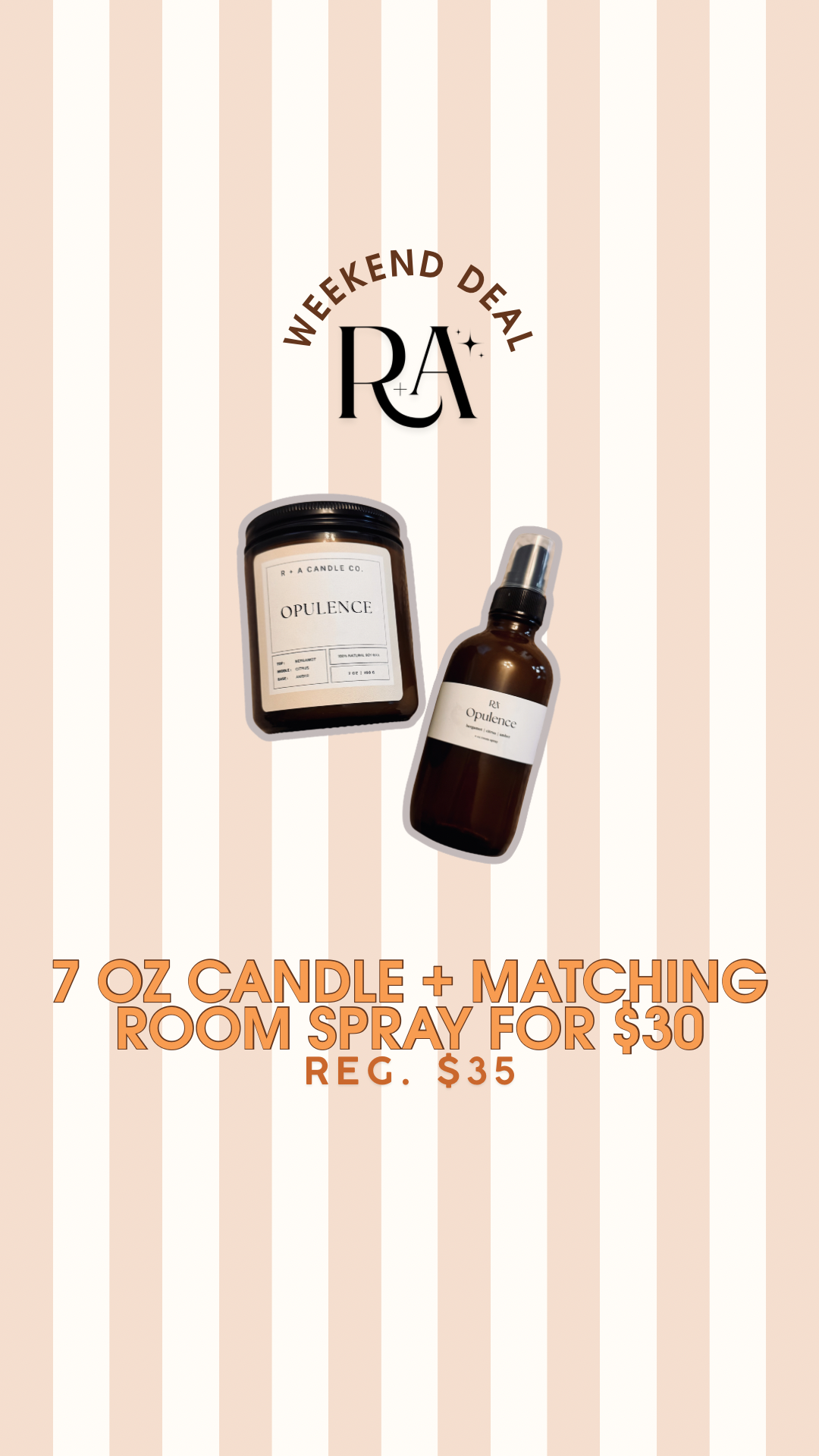 7 oz Candle + 4 oz Room Spray Bundle